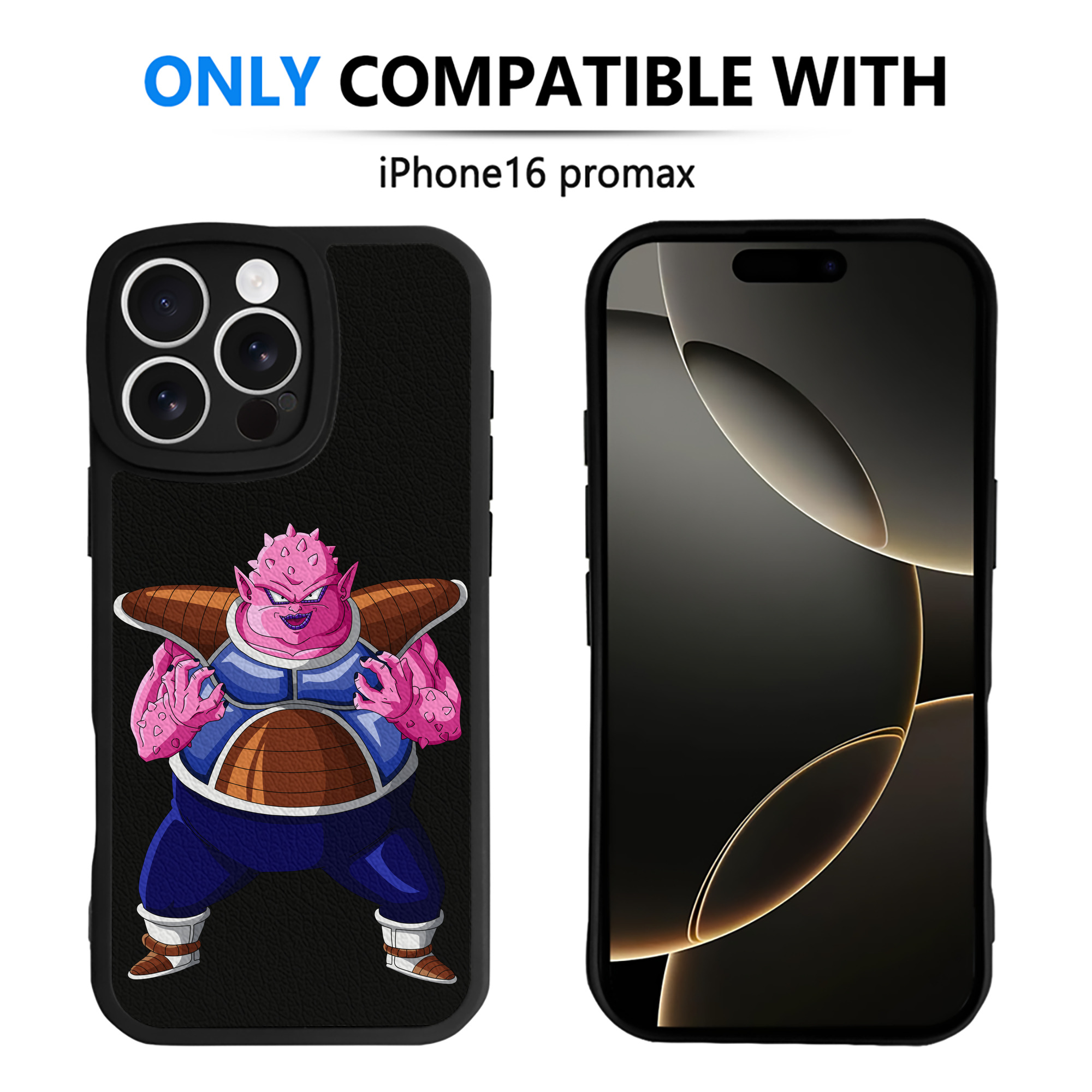 （画像用） ドラゴンボール DRAGON BALL 【iPhone 16シリーズ対応】シリコンスマホケース（レザー調） 材質：シリコン